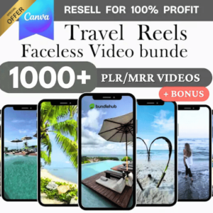 1,000+ Tropical Travel Reels Bundle