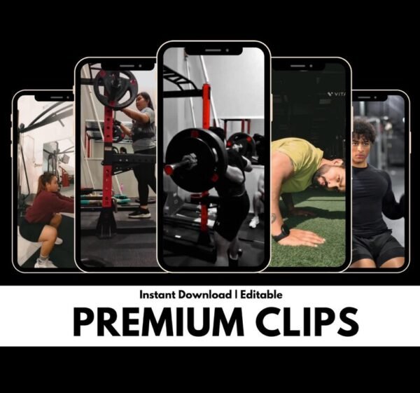 1000+ Male Fitness Reels Bundle | Gym, TikTok & IG Use - Image 3